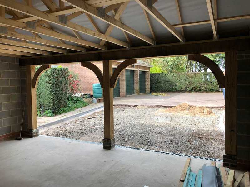 New Build Garage - Abbey and Lyndon