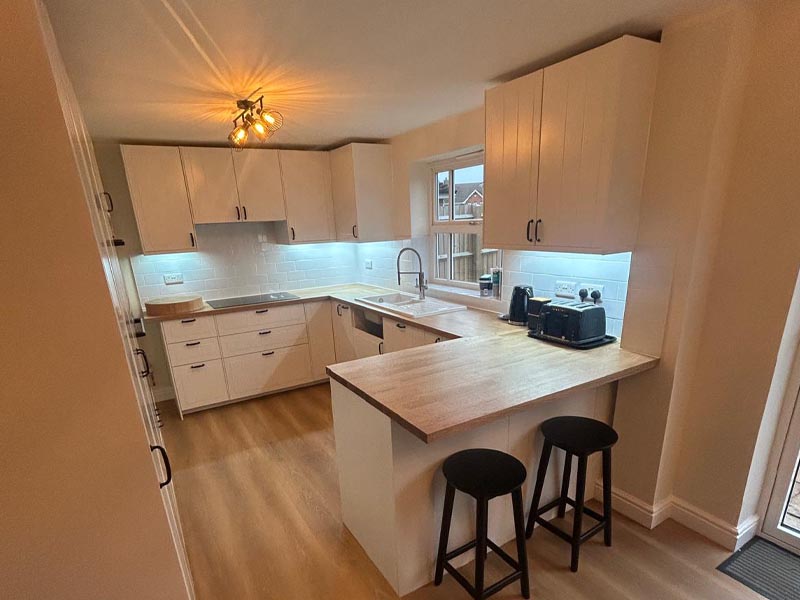 New Open Plan Kitchen in Evesham