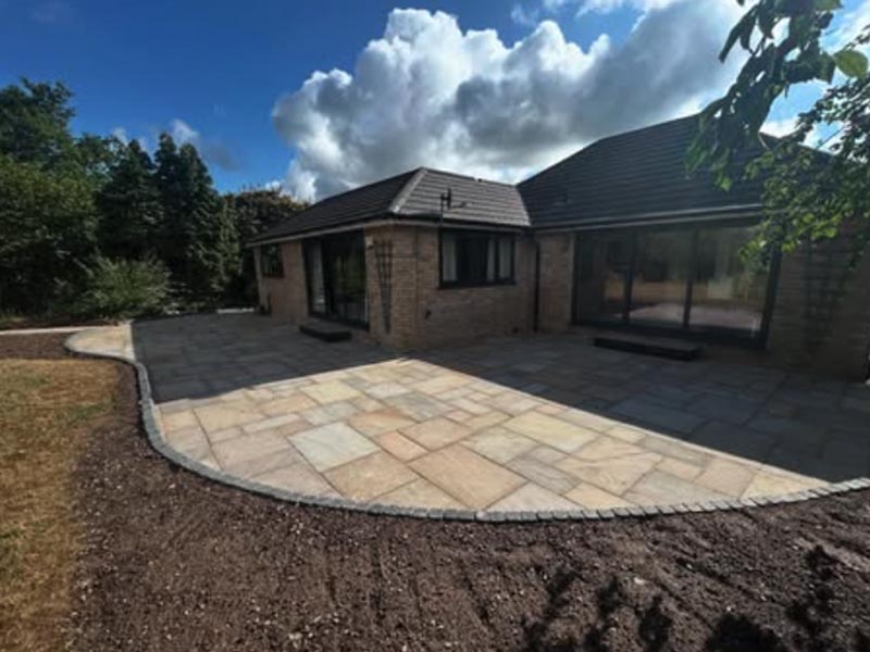 Rear Patio in Alvechurch
